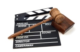 Picture of Gavel and Movie Clapper